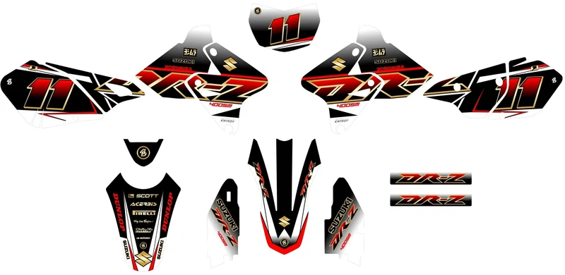 Kit déco SUZUKI DRZ 400 - ZYLONIX