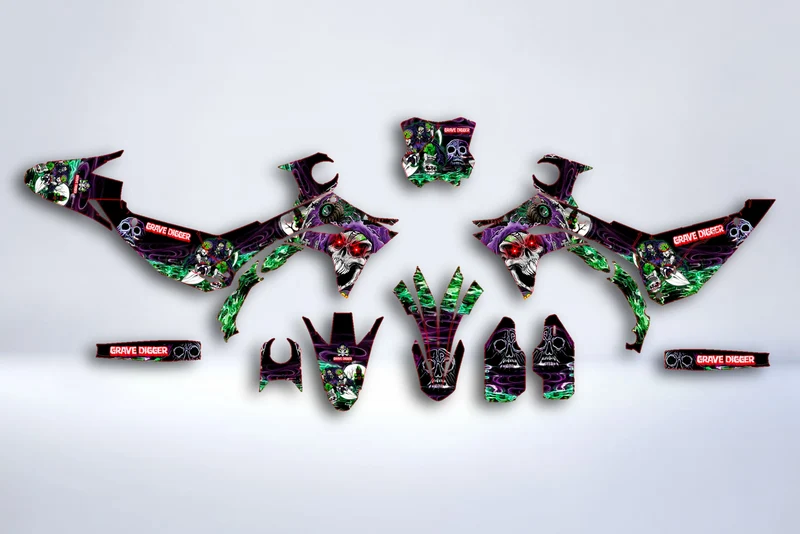 Kit Déco KAWASAKI KXF 250 2025 & KXF 450 2024-2025 - VOLTRIX