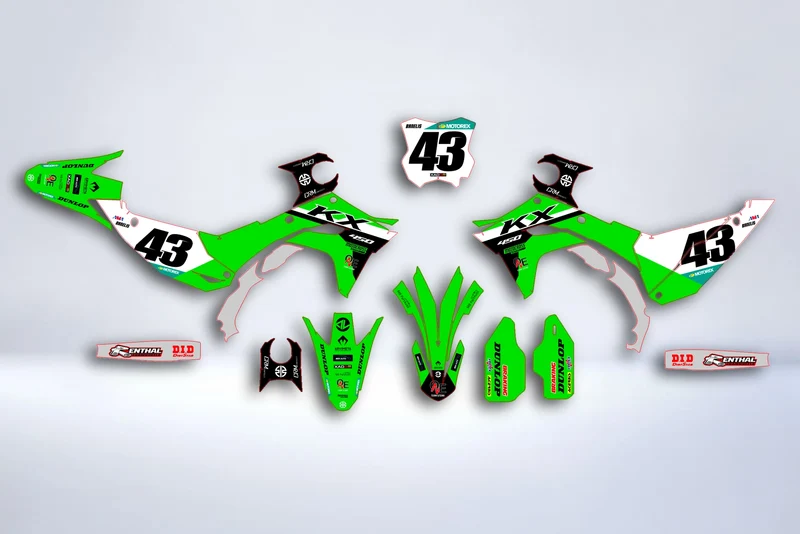 Kit Déco KAWASAKI KXF 250 2025 & KXF 450 2024-2025 - FUELEON