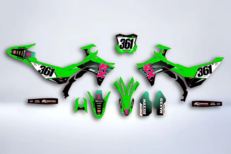 Kit Déco KAWASAKI KXF 250 2025 & KXF 450 2024-2025 - ZYNTRIX