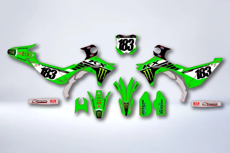 Kit Déco KAWASAKI KXF 250 2025 & KXF 450 2024-2025 - VYPRON