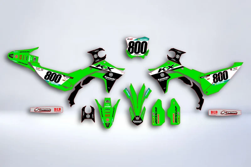 Kit Déco KAWASAKI KXF 250 2025 & KXF 450 2024-2025 - KRYPTIX