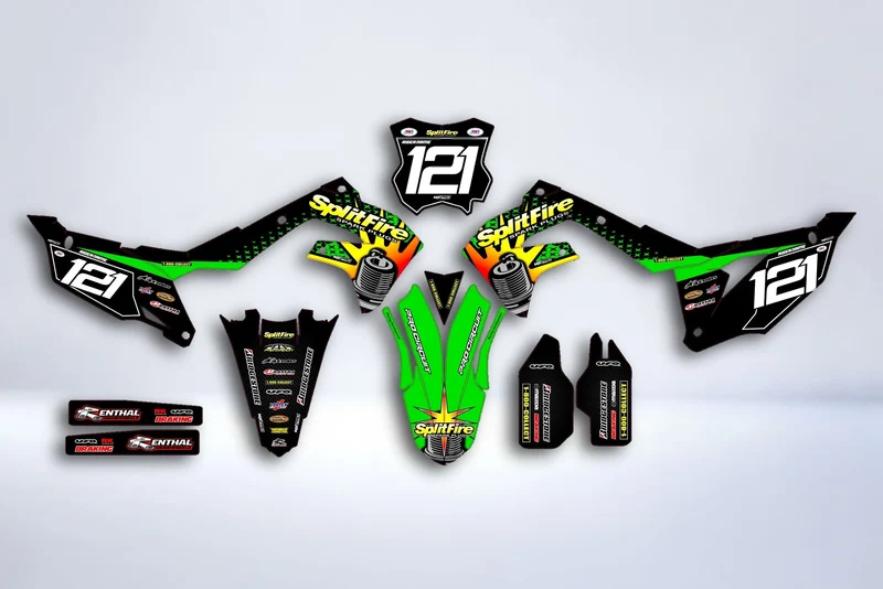 Kit Déco Kawasaki KXF 250 2021-2024 & KXF 450 2019-2023 - Torvex