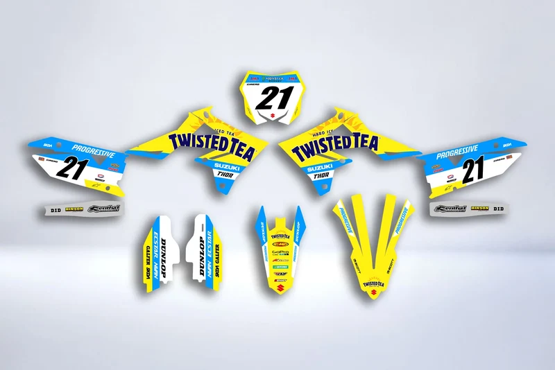 Kit déco SUZUKI RM-Z 450 2018-2025 & RM-Z 250 2019-2025 - VOLTRIX