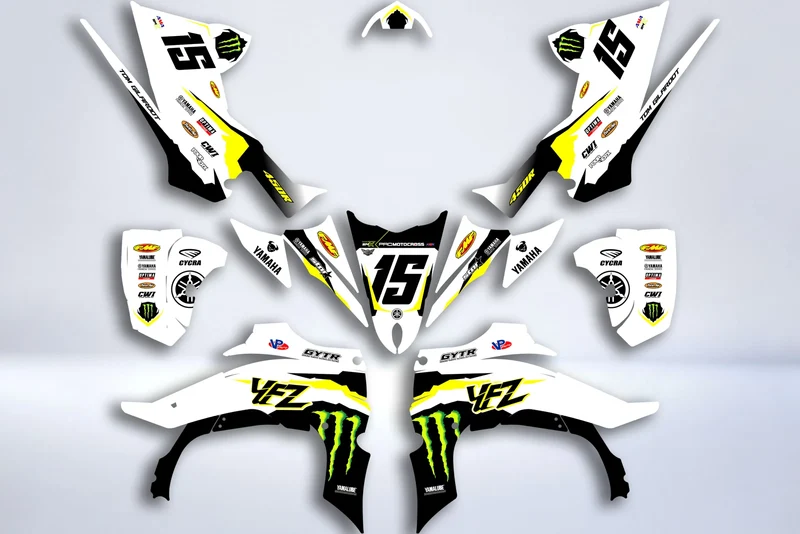 Kit déco Yamaha YFZ 450 R RAPTOR 2014-2022 - NIVYRA