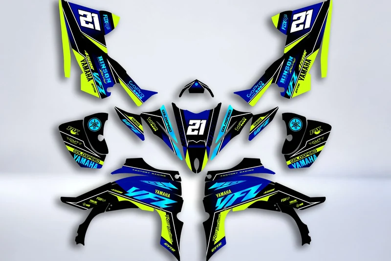 Kit déco Yamaha YFZ 450 R RAPTOR 2014-2022 - PHORIAN