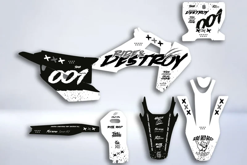 Kit Déco HUSQVARNA TC / FC / TX / TE / FE 2019-2023 - RIDE & DESTROY