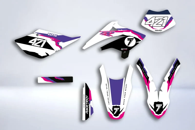 Kit Déco BETA RR Enduro 2006-2009 - TITAN WHITE