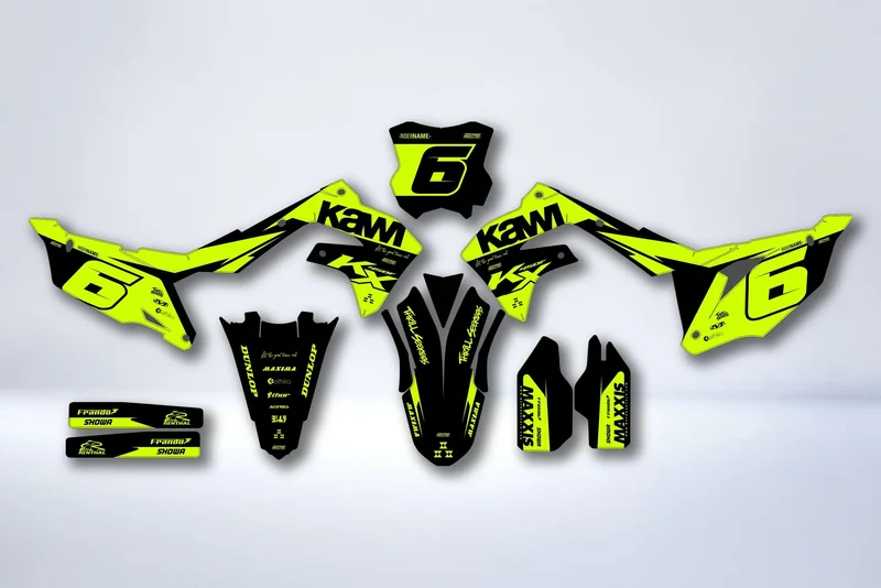 Kit Déco Kawasaki KXF 250 2021-2024 & KXF 450 2019-2023 - Vortiq
