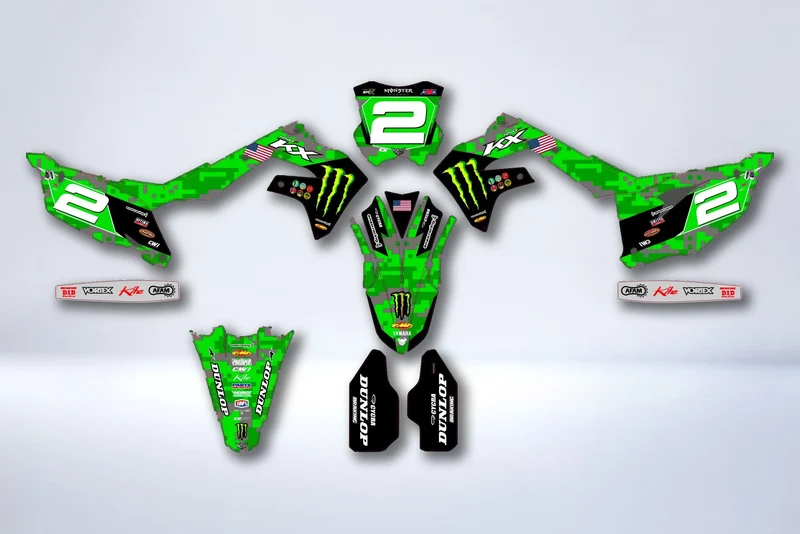 Kit Déco Kawasaki KXF 250 2021-2024 & KXF 450 2019-2023 - Revvix