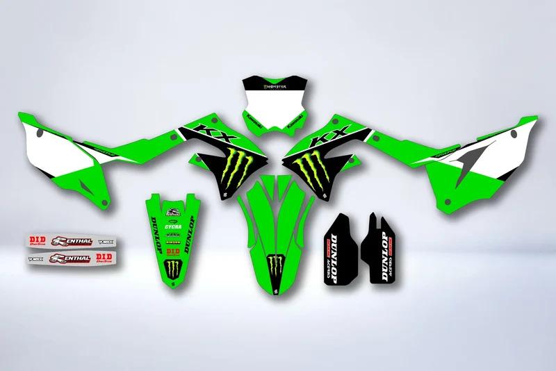 Kit Déco Kawasaki KXF 250 2021-2024 & KXF 450 2019-2023 - Vorvex