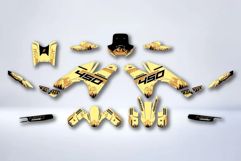 Kit Déco CF MOTO 450 MT 2024-2026 - ONYRIA