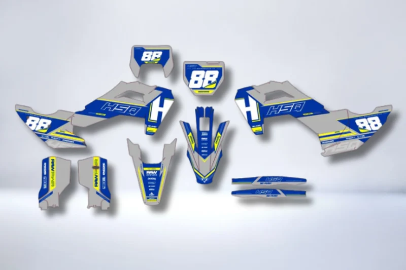 Kit déco HUSQVARNA TC FC 2025 - ZYNTRIX