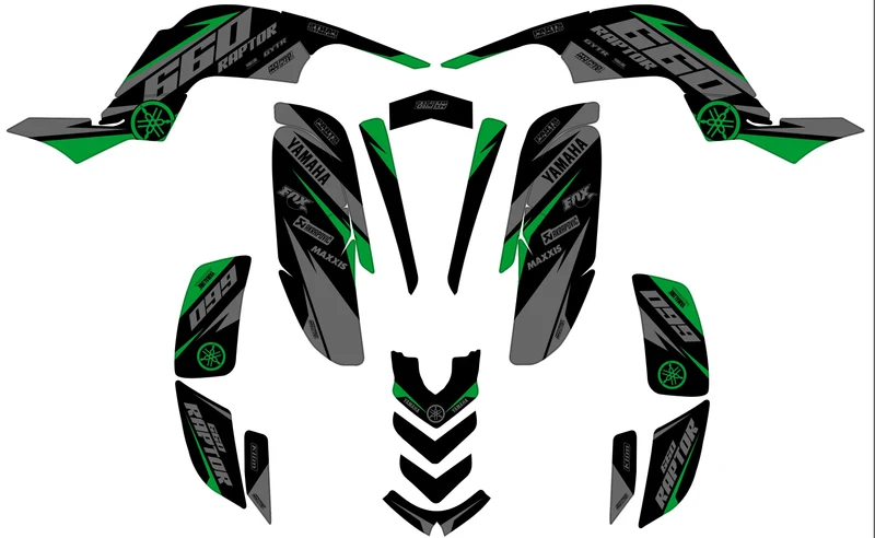 Kit déco Yamaha YFM 660 RAPTOR - MYRONIX