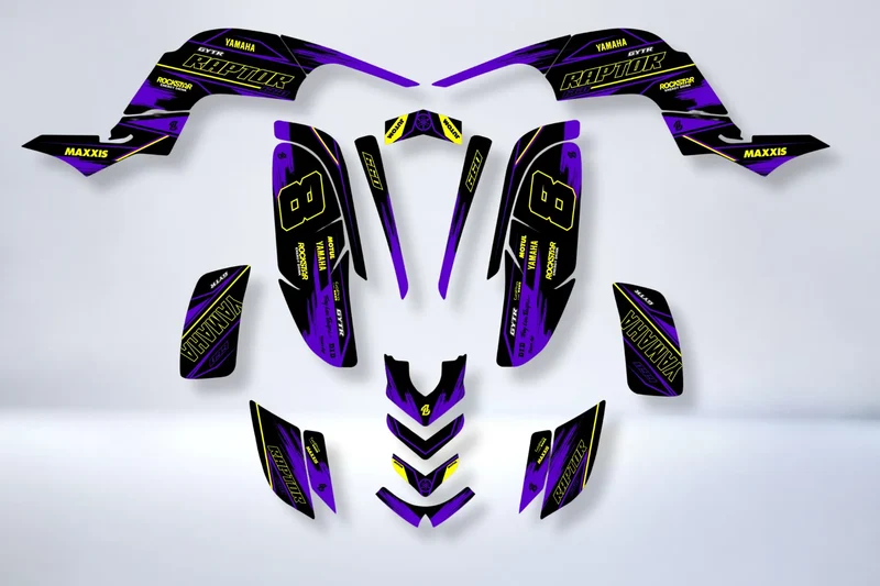 Kit déco Yamaha YFM 660 RAPTOR - SOLVYX