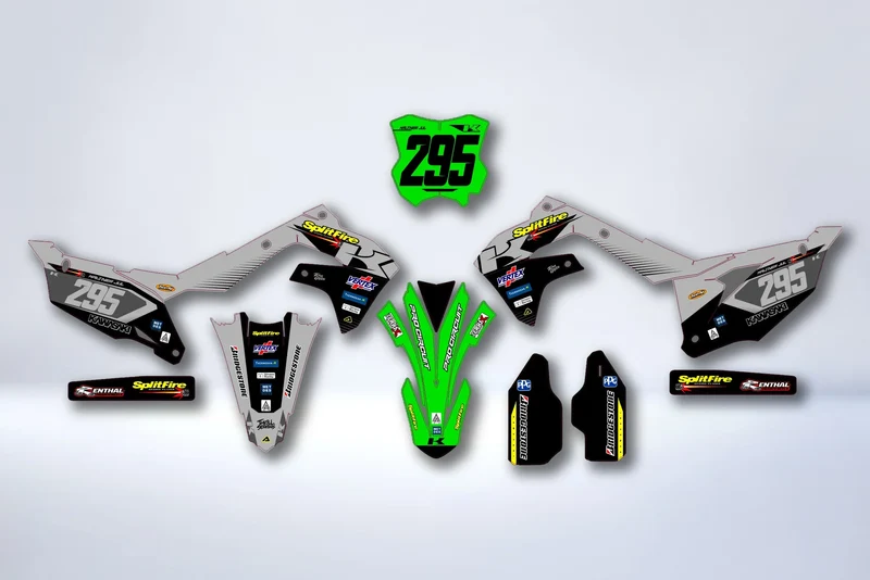 Kit Déco Kawasaki KXF 250 2021-2024 & KXF 450 2019-2023 - Voltryx