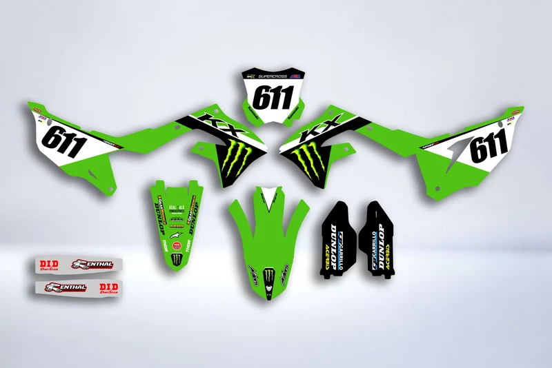 Kit Déco Kawasaki KXF 250 2021-2024 & KXF 450 2019-2023 - Revvox