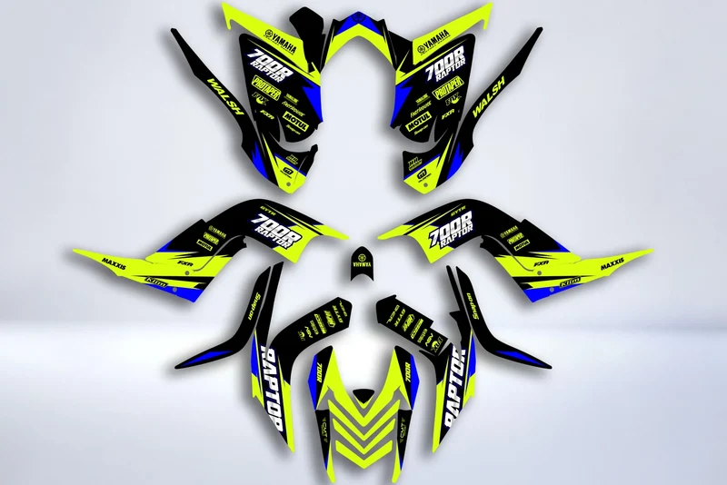 Kit déco Yamaha YFM 700 RAPTOR 2006-2012 - ELVYX