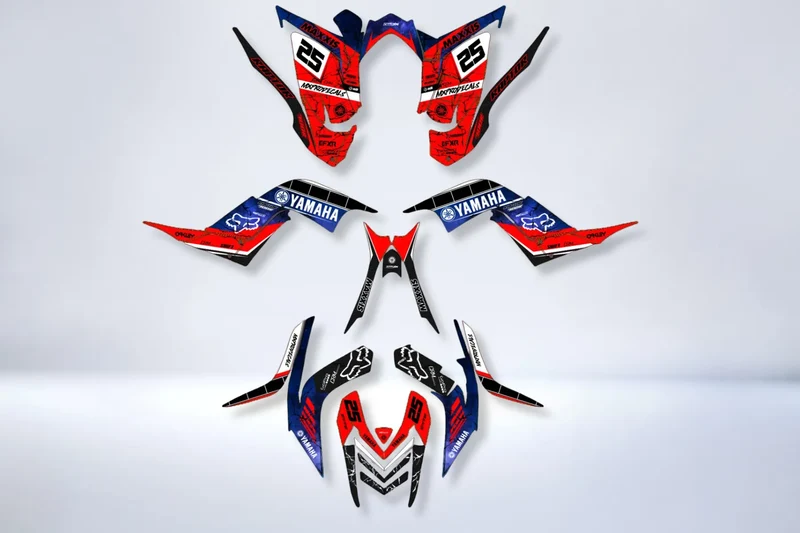 Kit déco Yamaha YFM 700 RAPTOR 2006-2012 - ORVION