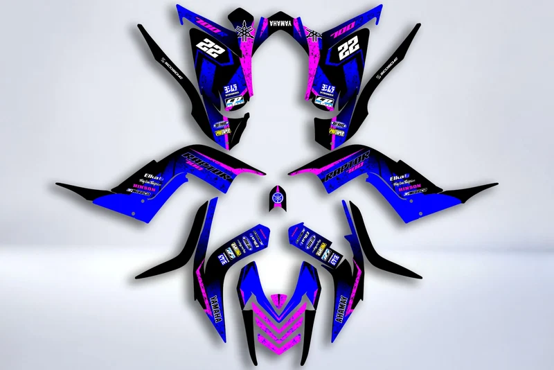 Kit déco Yamaha YFM 700 RAPTOR 2006-2012 - SYRON