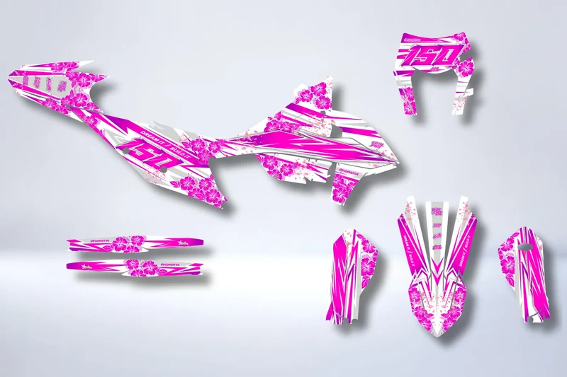 Kit Déco KTM EXC EXC-F SX SX-F 2019-2023 - FLOWER