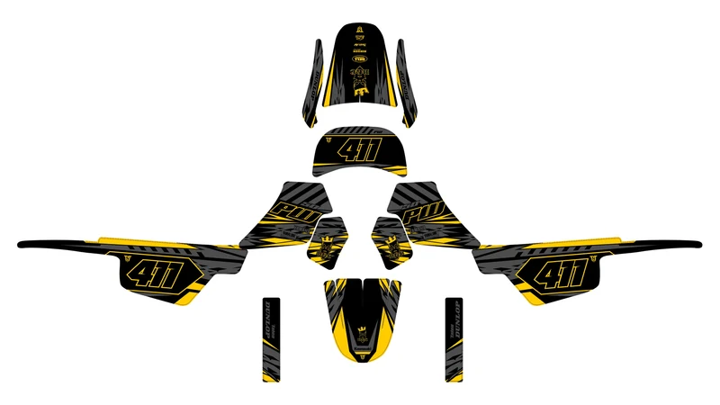 Kit déco YAMAHA PIWI PW 50 80 1990-2025 - AUREON