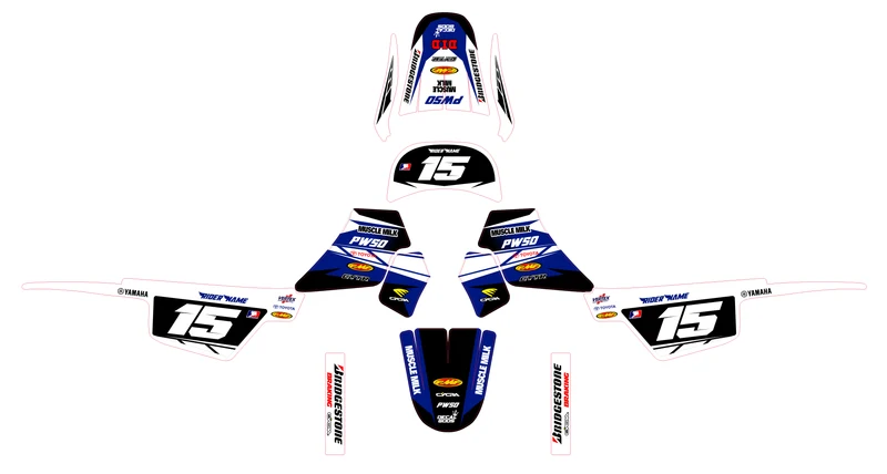 Kit déco YAMAHA PIWI PW 50 80 1990-2025 - EXYON