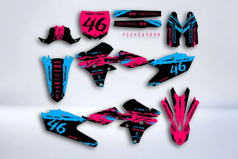 Kit Déco YAMAHA YZF 250-450 2014-2017 - PRYON