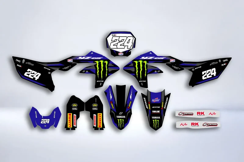 Kit Déco Yamaha YZF 250 2024-2025 & YZF 450 2023-2025 - SOLYON