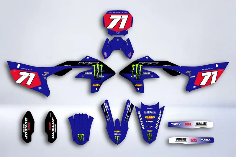 Kit Déco Yamaha YZF 250 2024-2025 & YZF 450 2023-2025 - ARVION