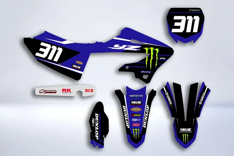 Kit Déco Yamaha YZ 125/250 2022-2025 - DYNEXA