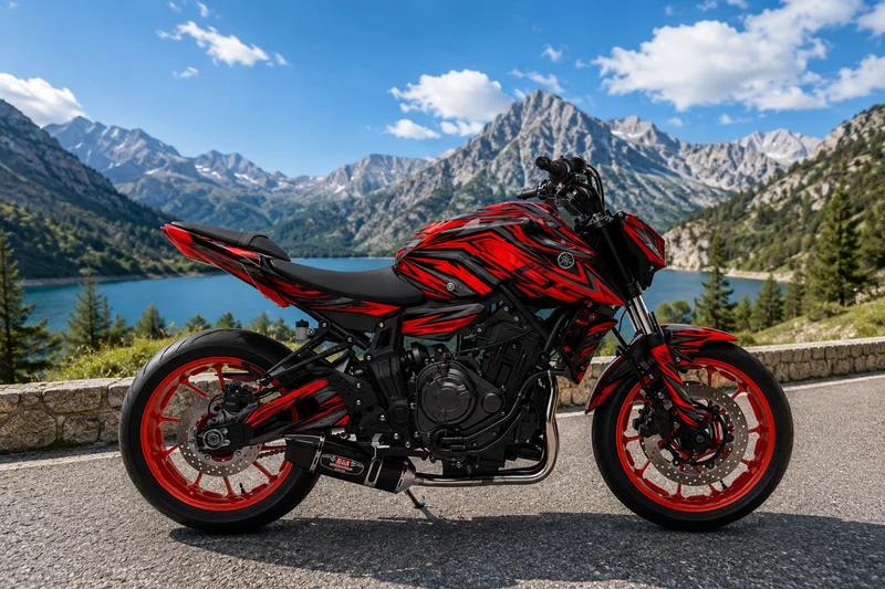 Kit Déco Yamaha MT 125 / MT 03 / MT 07 / MT 09 / MT 10 Semi-Personnalisé - DESTROY