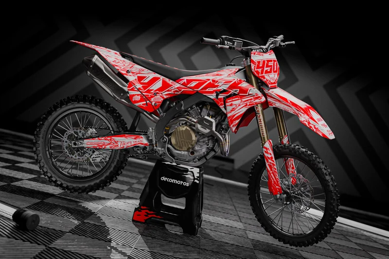 Kit déco Ducati Desmo 450 MX - Crimson