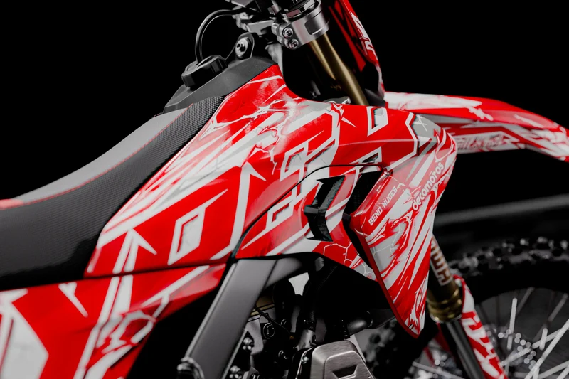 Kit déco Ducati Desmo 450 MX - Crimson