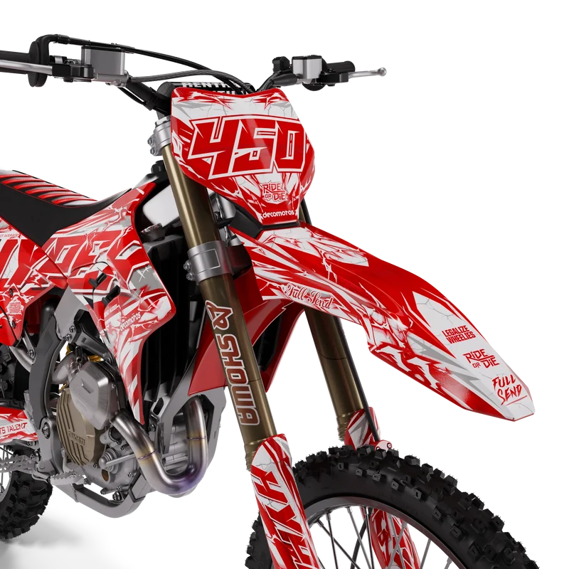 Kit déco Ducati Desmo 450 MX - Crimson