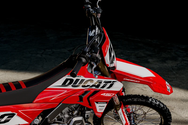 Kit déco Ducati Desmo 450 MX - Lunaris