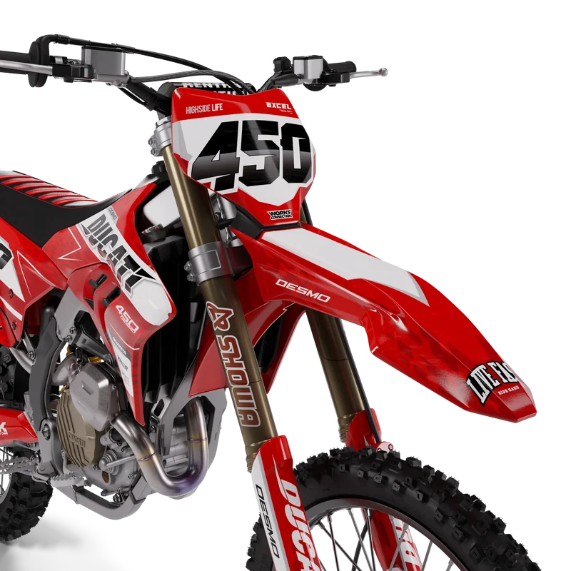 Kit déco Ducati Desmo 450 MX - Lunaris