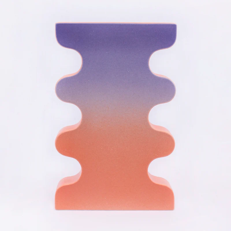 Vase Barva 4 Lila/Apricot - Pani Jurek