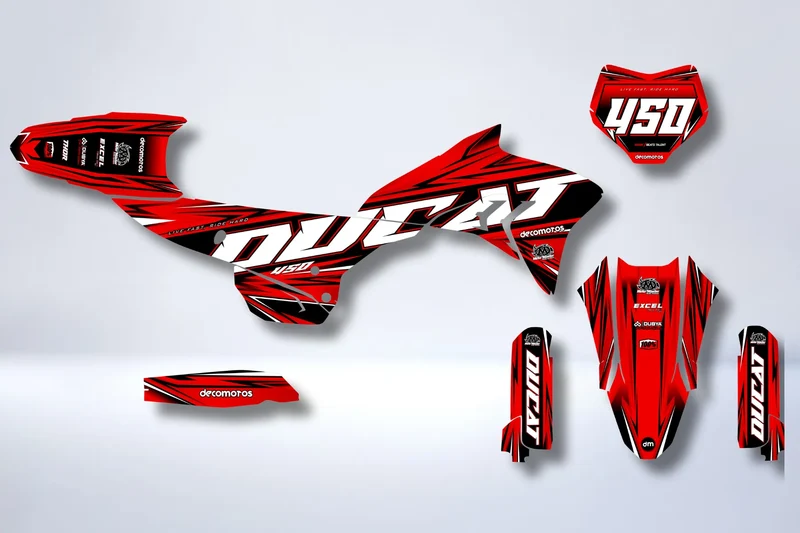Kit déco Ducati Desmo 450 MX - Aureon