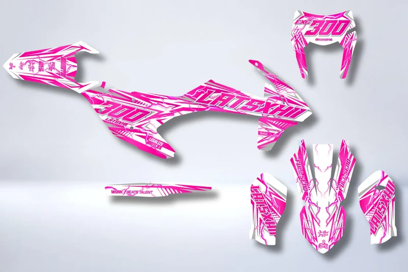 Kit Déco KTM EXC EXC-F SX SX-F 2016-2019 - PINKLASH