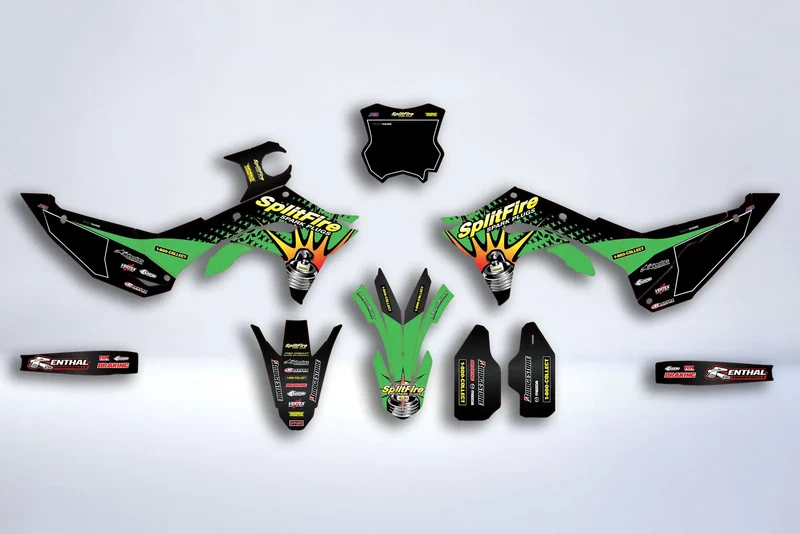 Kit Déco Kawasaki KXF 250 2025 & KXF 450 2024-2025 - SPLITFIRE