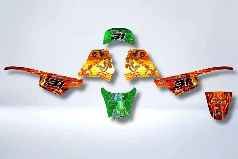 Kit déco YAMAHA PIWI PW 50 80 1990-2025 - POKEMON