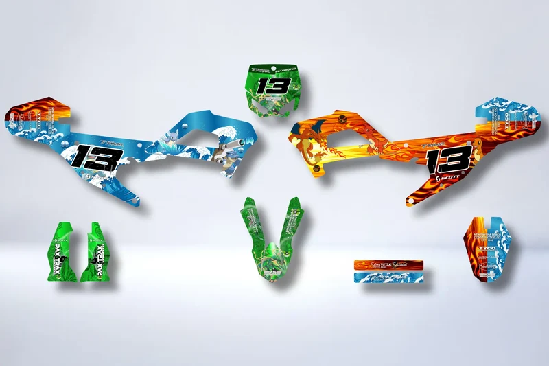 Kit déco Cobra CX65 (2022-2025), CX50JR, CX3E, CX50SR, CX50FWE (2025) - POKEMON