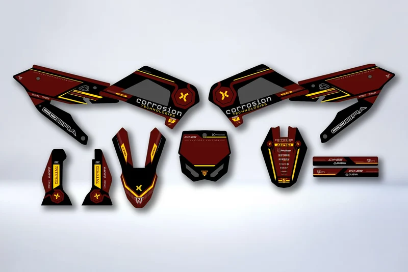 Kit déco Cobra CX65 (2022-2025), CX50JR, CX3E, CX50SR, CX50FWE (2025) - CORROSION