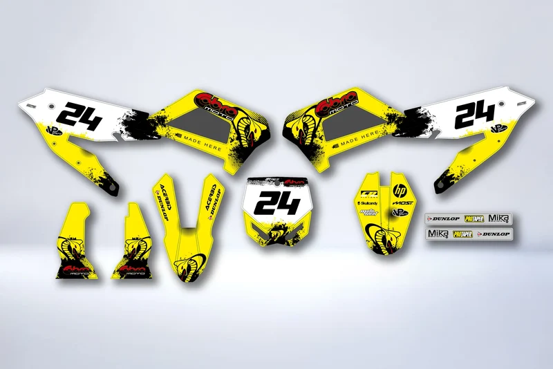 Kit déco Cobra CX65 (2022-2025), CX50JR, CX3E, CX50SR, CX50FWE (2025) - YELLOW