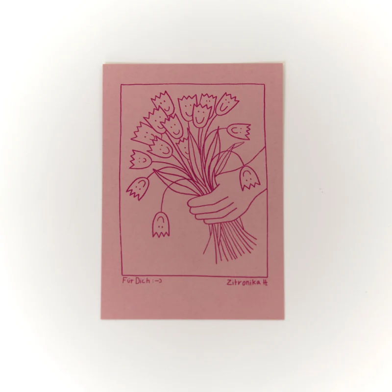 Postkarte - DesignWe.Love x Zitronika