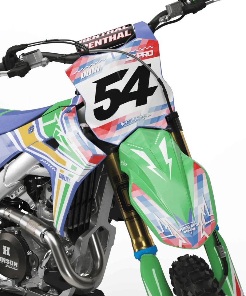 Kit Déco KAWASAKI KX 80-85-100 Semi-Personnalisé - Vortax