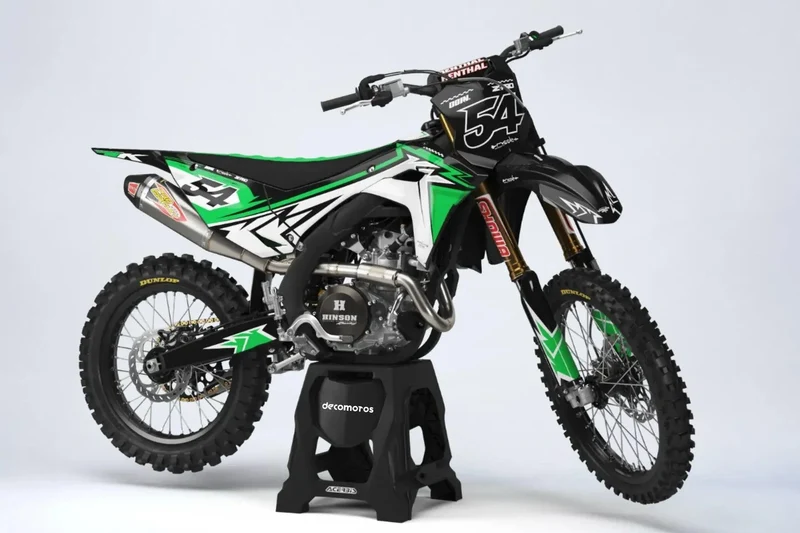 Kit Déco KAWASAKI KX 80-85-100 Semi-Personnalisé - Rythme