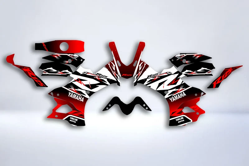 Kit Déco YAMAHA YZF R125 2023-2025 - RED