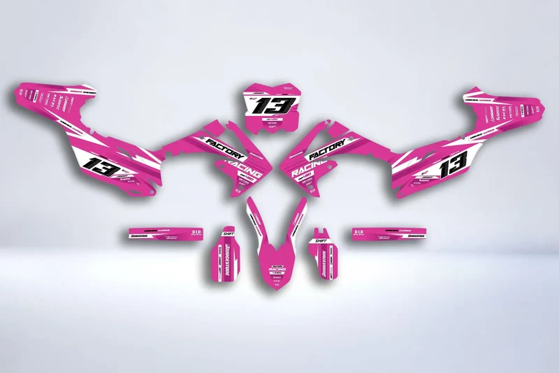 Kit déco HONDA CRF 250-450 2009-2012 - APOLLON PINK